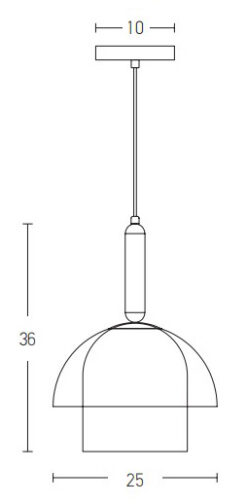 Пендел ZAMBELIS LIGHTS 20126 PENDANT - Image 2