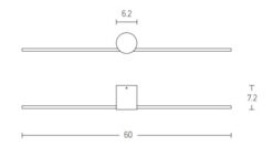 LED аплик за баня ZAMBELIS LIGHTS 20145 WALL - Image 2