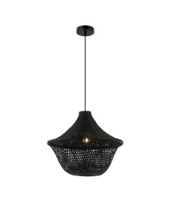 Пендел ZAMBELIS 20153 BAMBOO E27 BLACK