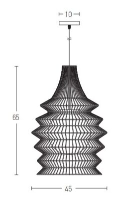 Пендел ZAMBELIS LIGHTS 20155 PENDANT - Image 2
