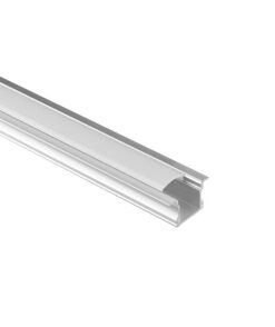 ZAMBELIS 20194 ALUMINIUM PROFILE 2M WITH OPAL PC COVER 2M