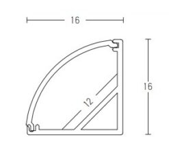 ZAMBELIS 20197 ALUMINIUM PROFILE 2M WITH OPAL PC COVER 2M - Image 3
