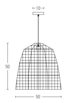 Пендел ZAMBELIS 20230 E27 MAX 60W RATTAN NATRUAL - Image 2