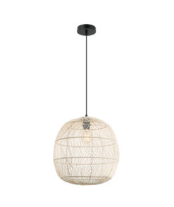 Пендел ZAMBELIS 20233 E27 MAX 40W RATTAN NATRUAL
