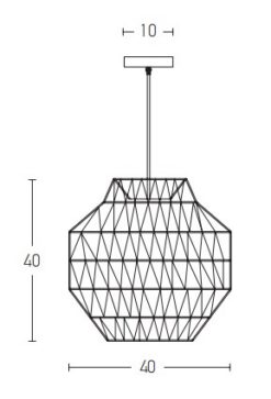 Пендел ZAMBELIS LIGHTS 20236 PENDANT - Image 2