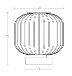 Настолна лампа ZAMBELIS LIGHTS 20250 TABLE - Image 2