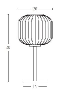 Настолна лампа ZAMBELIS LIGHTS 20252 TABLE - Image 2
