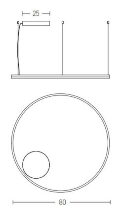 LED пендел ZAMBELIS LIGHTS 20262 PENDANT - Image 2