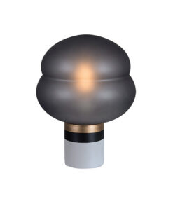 ZAMBELIS 20270 НАСТОЛНА ЛАМПА 1XE27 MAX 20W BLACK-GLASS