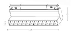 ZAMBELIS 20291 GRILLE LAMP 12W 3000K BLACK ADJUSTABLE - Image 3