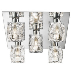 Плафон Searchlight 2275-5-LED ICE CUBE