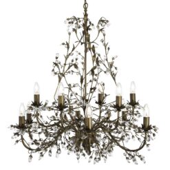 Полилей Searchlight 24912-12BR ALMANDITE