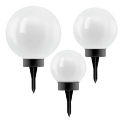Бяло LED градинско тяло Eglo Solar-led за фасада и вход