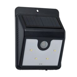 Черен LED аплик Eglo Solar-led за външно осветление