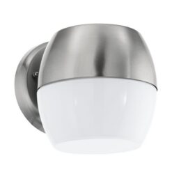 Бяло LED фасаден аплик Eglo Oncala за екстериорно осветление