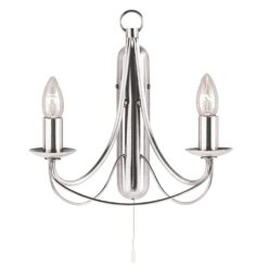 Аплик Searchlight 6342-2SS MAYPOLE