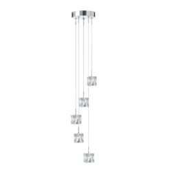 Пендел Searchlight 6775-5-LED ICE CUBE