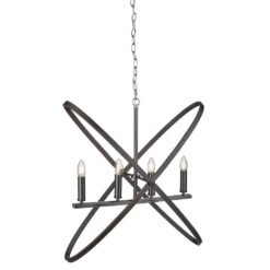Полилей Searchlight 8244-4PW HOOPLA