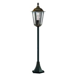 Градински СТЪЛБ Searchlight 82504BK ALEX