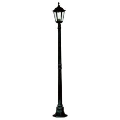 Градински СТЪЛБ Searchlight 82508BK ALEX