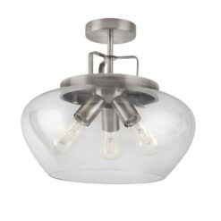 Плафон Searchlight 8973-3SS BOULE - детайл