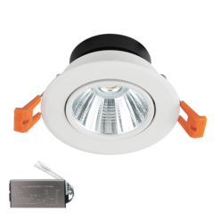 Бяла LED луна Elmark Whe 92DLTS2430/WHE за осветление в дома