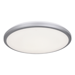 Сива LED плафон Elmark 95EL401536W/GR за антре