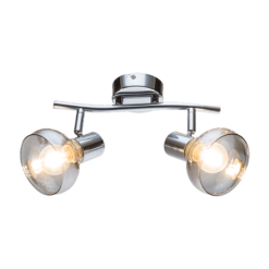 Хром спот Elmark Addy 2XE14 за насочена светлина