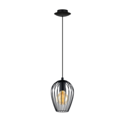 Черен пендел Elmark Adria 1XE27 за трапезария