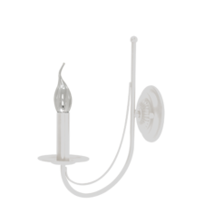 Бял аплик Elmark Angela 1XE14 за коридор