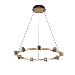 AXEL LED ПОЛИЛЕЙ 72W 3000K ЧЕРЕН/ЗЛАТО