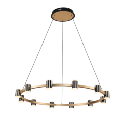 AXEL LED ПОЛИЛЕЙ 96W 3000K ЧЕРЕН/ЗЛАТО