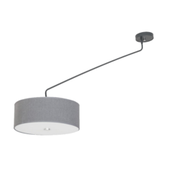 Сив пендел Elmark Frank 3XE27 за трапезна маса