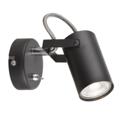 Черен спот Elmark Izzy 1XGU10 за акцентно осветление