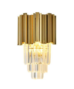 PERCY АПЛИК 2XE14 ЗЛАТО/КРИСТАЛИ