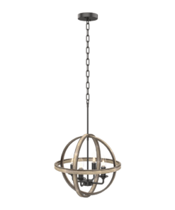 TINO ПОЛИЛЕЙ 4XE14 ЧЕРЕН МАТ/ДЪРВО