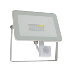 Бял LED прожектор Elmark Vega50 98VEGA50SENSLIM/WH за външно осветление