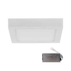 ELMARK 99LED969CWE 99LED969CWE LED ПАНЕЛ КВАДРАТ ОТКРИТ МОНТАЖ 18W 6400K+ АВАРИЕН БЛОК