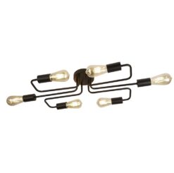 Плафон Searchlight 9926-6BK CIRCUIT