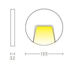 LED фасадна луна ZAMBELIS E183 OUTDOOR - Image 2