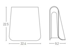 LED фасаден аплик ZAMBELIS LIGHTS E245 WALL OUTDOOR - Image 2