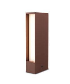 ZAMBELIS E258 9W LED POST LIGHT 9W ALUMINIUM DRIVER INCLUDED 3000K RUSTY - Image 2