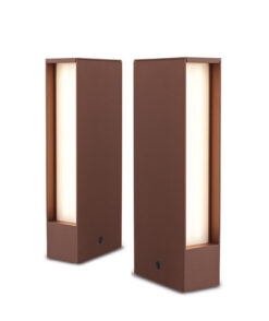ZAMBELIS E258 9W LED POST LIGHT 9W ALUMINIUM DRIVER INCLUDED 3000K RUSTY