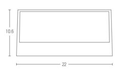 LED фасаден аплик ZAMBELIS LIGHTS E261 WALL OUTDOOR - Image 2