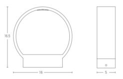 LED фасаден аплик ZAMBELIS LIGHTS E268 WALL OUTDOOR - Image 2