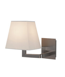 Аплик ZAMBELIS H08-WH 1XE27 MAX 40W CHROME - WHITE SHADE