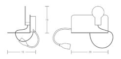 Аплик ZAMBELIS H34-W SCONCE LED 1L - 3W - Image 2