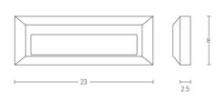 LED аплик ZAMBELIS Z67388-C WHITE ВЛАГОЗАЩИТЕН - Image 2