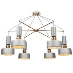 Сив полилей MAYTONI Mod030pl-06gr за хол или трапезария