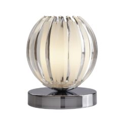 Настолна ЛАМПА Searchlight TOUCH LAMP LEAF НАСТОЛНА CLEAR ACRYLIC WITH FROSTED GLASS